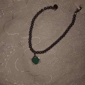 Tag heart Tiffany bracelet